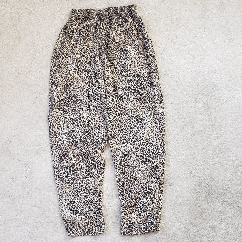 Animal Print Lounge Pants never worn